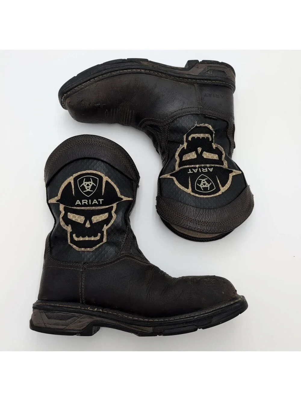 Ariat WorkHog VentTEK Composite Toe Pull-On Work Boots Men's 9D Black EH ASTM